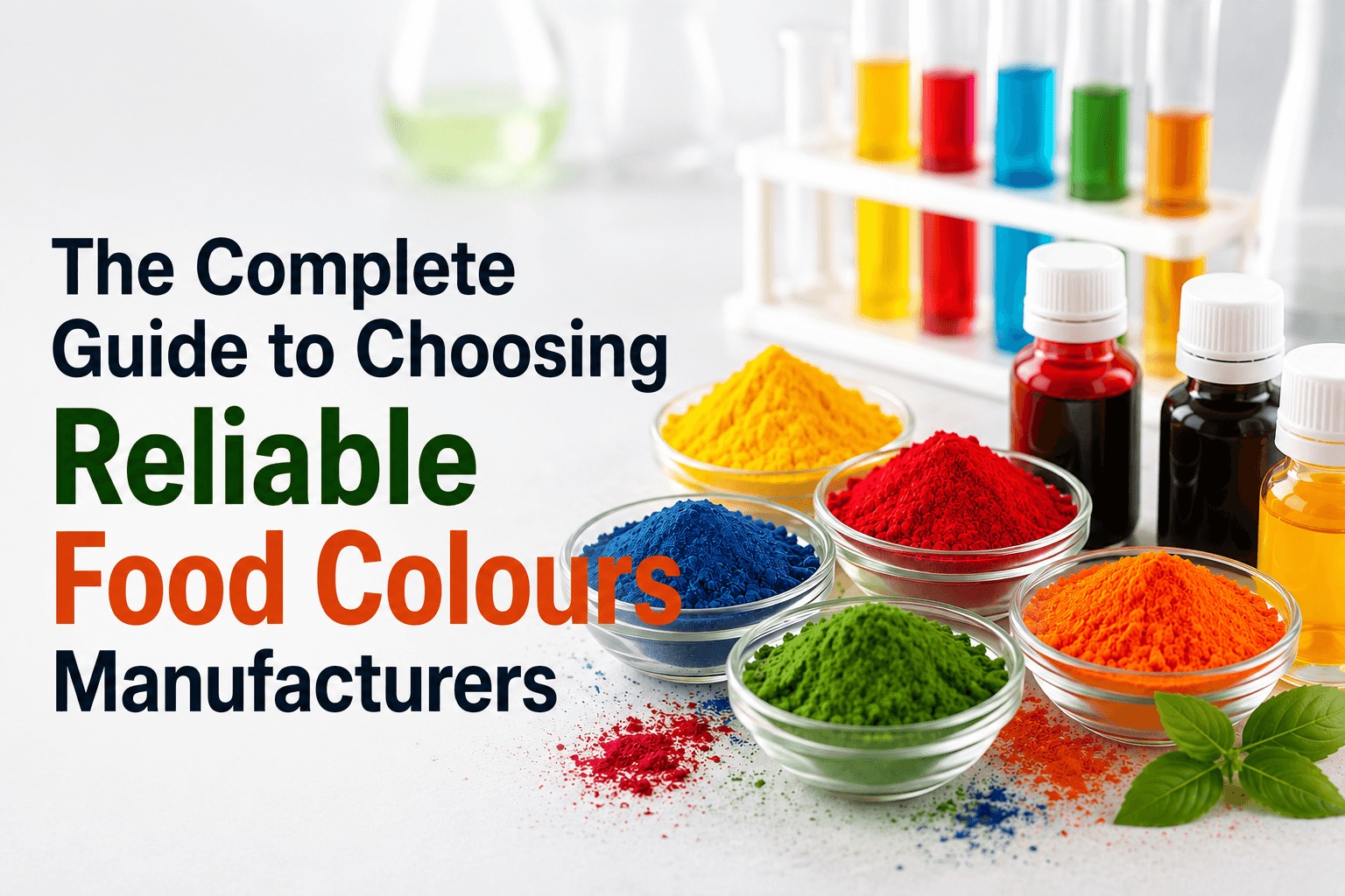 Food Colour Manufacturers In Ahmedabad